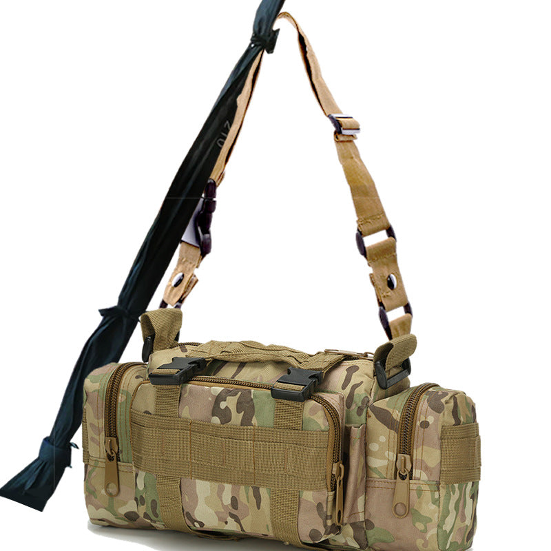 Wholesale Nylon Fabric Waterproof Multifunctional Fishing Gear Pole Bag Waist Bag